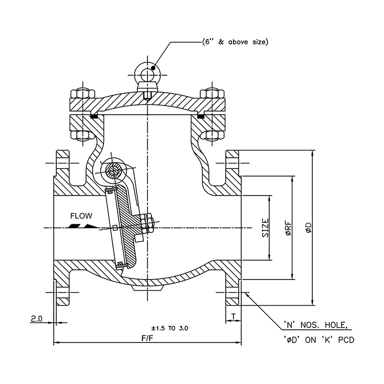 Swing Type NRV Valve